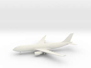 Airbus A330-200 in White Natural Versatile Plastic: 6mm