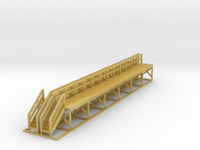 N Scale Train Maintenance Platform DOUBLE LENGTH in Tan Fine Detail Plastic