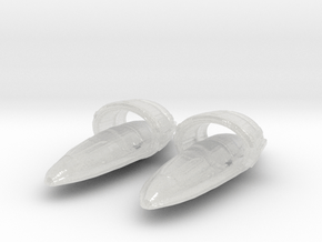Vulcan Shuttle 1/1000 x2 in Clear Ultra Fine Detail Plastic