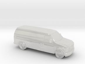 1/64 2008 Ford Econoline Cargo Van Shell in Clear Ultra Fine Detail Plastic