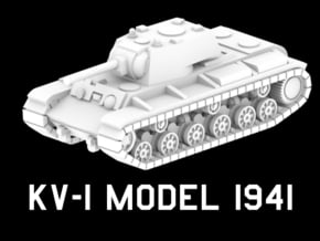 KV-1 Model 1941 in White Natural Versatile Plastic: 1:220 - Z