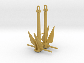1/72 Anchors, Destroyer (5000 lbs.) in Tan Fine Detail Plastic