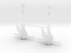 1/192 Anchors, Destroyer (5000 lbs.) v2 in Clear Ultra Fine Detail Plastic