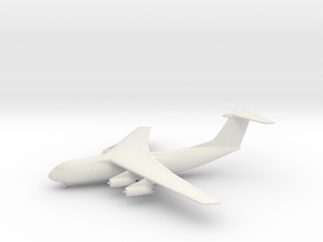Lockheed C-141A Starlifter in White Natural Versatile Plastic: 1:285 - 6mm