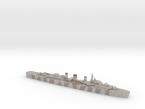 HMS Manxman 1/1250 (V2.0) in Natural Full Color Nylon 12 (MJF)