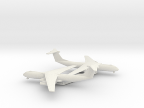 Lockheed C-141B Starlifter in White Natural Versatile Plastic: 1:700