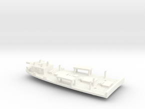 1/600 RMS Carpathia Quarterdeck in White Smooth Versatile Plastic