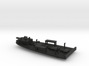 1/600 RMS Carpathia Quarterdeck in Black Smooth Versatile Plastic
