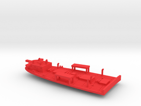 1/600 RMS Carpathia Quarterdeck in Red Smooth Versatile Plastic