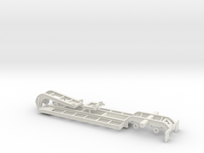 1/64th General brand tandem axle lowboy in White Natural Versatile Plastic