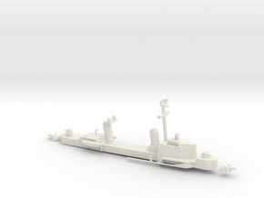 1/500 Scale USS Carpenter DDK Upper Works in White Natural Versatile Plastic