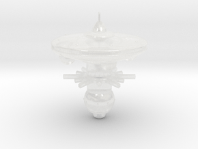 Watchtower Class Space Station 1/15000 Attack Wing in Clear Ultra Fine Detail Plastic