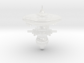 Watchtower Class Space Station 1/15000 in Clear Ultra Fine Detail Plastic