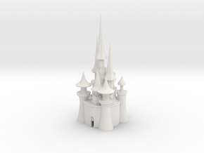 castle 4 in White Natural Versatile Plastic