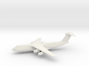 Lockheed C-5M Super Galaxy in White Natural Versatile Plastic: 1:350