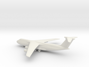Lockheed C-5M Super Galaxy in White Natural Versatile Plastic: 1:700