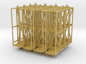 1/50 concrete form cages in Tan Fine Detail Plastic