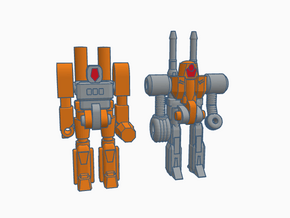 Junkion Heist Team RoGunners in Orange Processed Versatile Plastic