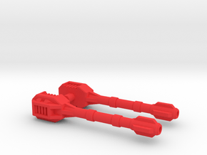 TF G1 Micromaster Cannon Transport Weapon in Red Smooth Versatile Plastic: Small