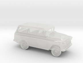 1/160 1957 Chevrolet Suburban Kit in Clear Ultra Fine Detail Plastic