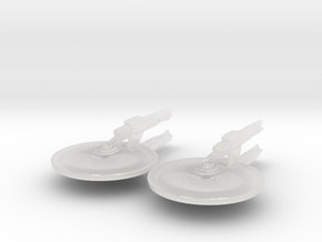 Wilkerson Class 1/7000 Attack Wing x2 in Clear Ultra Fine Detail Plastic