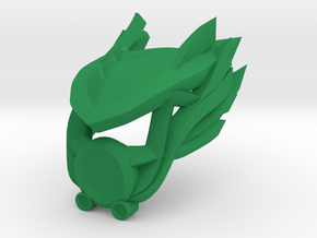 Kanohi Bohkori, Elemental Mask of Plantlife in Green Smooth Versatile Plastic