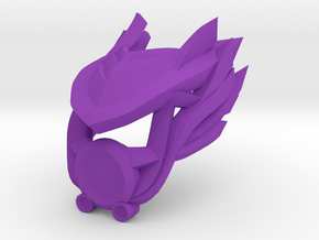 Kanohi Bohkori, Elemental Mask of Plantlife in Purple Smooth Versatile Plastic
