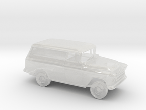 1/160 1957 Chevrolet Suburban Panel Kit in Clear Ultra Fine Detail Plastic