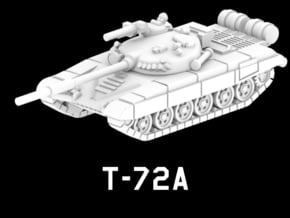 T-72A in White Natural Versatile Plastic: 1:220 - Z