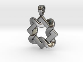 Roman knot in Polished Silver