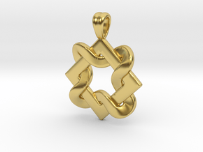 Roman knot in Polished Brass