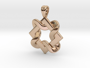 Roman knot in 9K Rose Gold 