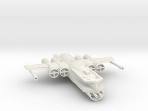 Dragon Heavy Gunship Variant 2  in White Natural Versatile Plastic