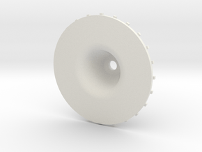 turbo_fan_for_6mm_offset_wheels in White Natural Versatile Plastic
