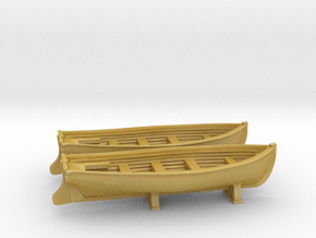 1/200 DKM 6m Long Boat Set x2 in Tan Fine Detail Plastic