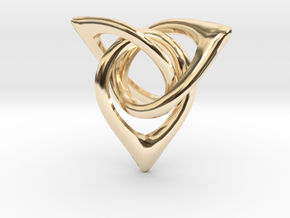 Triangle Loops in 14K Yellow Gold