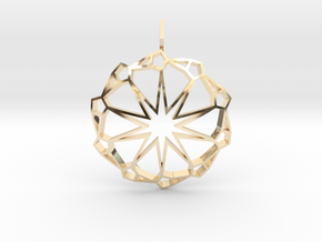 Emotional Momentum (Domed) in 14k Gold Plated Brass