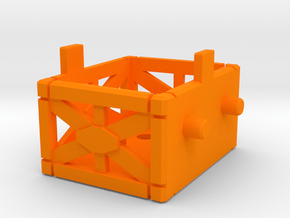 TF G1 Ironworks Crane Staging Platform in Orange Smooth Versatile Plastic