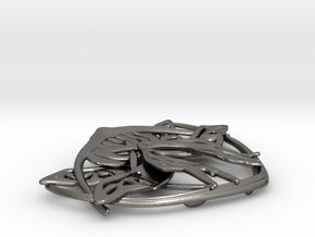 Arwen Belt Buckle in Polished Nickel Steel