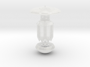 Particle Fountain 1/7000 in Clear Ultra Fine Detail Plastic