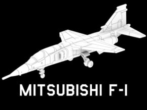 Mitsubishi F-1 (Clean) in White Natural Versatile Plastic: 1:220 - Z