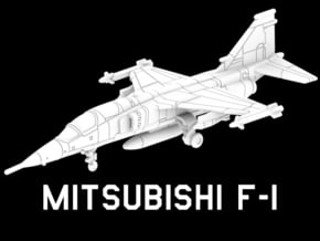 Mitsubishi F-1 (Loaded) in White Natural Versatile Plastic: 1:220 - Z