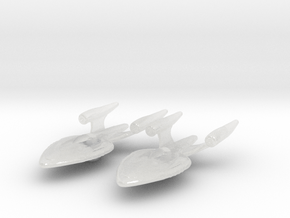Protostar Class 1/3788 Attack Wing x2 in Clear Ultra Fine Detail Plastic