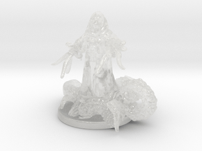 Cthulhu Spawn Cultist miniature model horror games in Clear Ultra Fine Detail Plastic