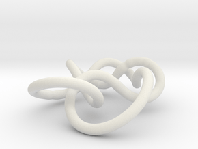 Prime Knot 6.1 in White Natural Versatile Plastic