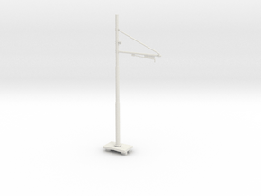 [1/160] Hong Kong KCR Light Rail Pole (F) in White Natural Versatile Plastic