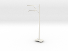 [1/160]  Hong Kong KCR Light Rail Pole (D) in White Natural Versatile Plastic