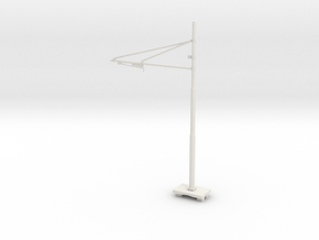 [1/160]  Hong Kong KCR Light Rail Pole (E) in White Natural Versatile Plastic