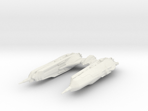 Klingon Chargh Class 1/7000 in White Natural Versatile Plastic