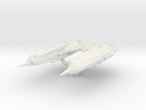 Klingon Chargh Class 1/10000 Attack Wing in White Natural Versatile Plastic